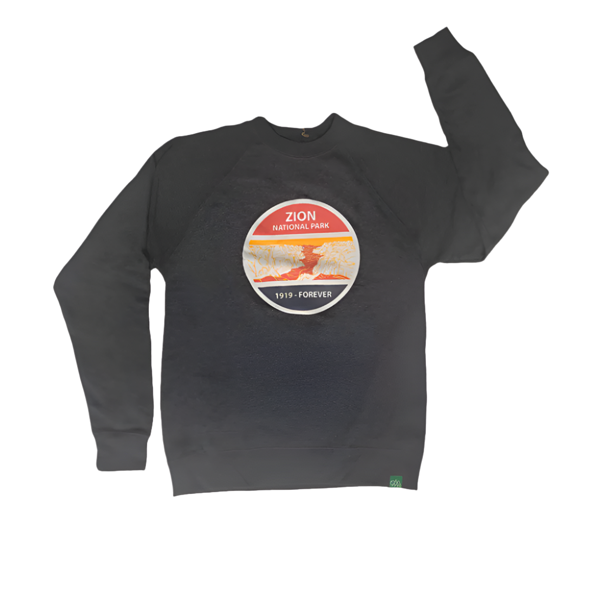 Sweatshirt - Vintage Carbon - D - Zion Natl Park Forever Project