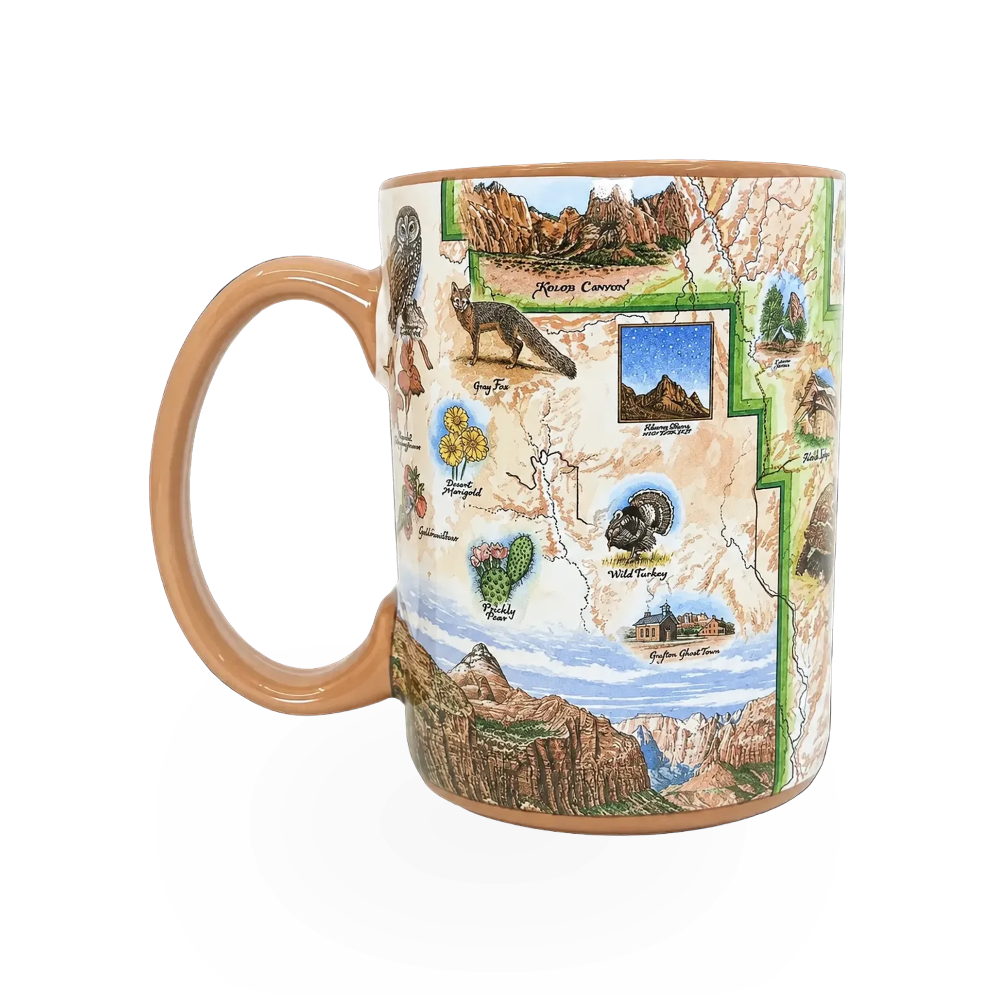 Mug - Xplorer Zion Map