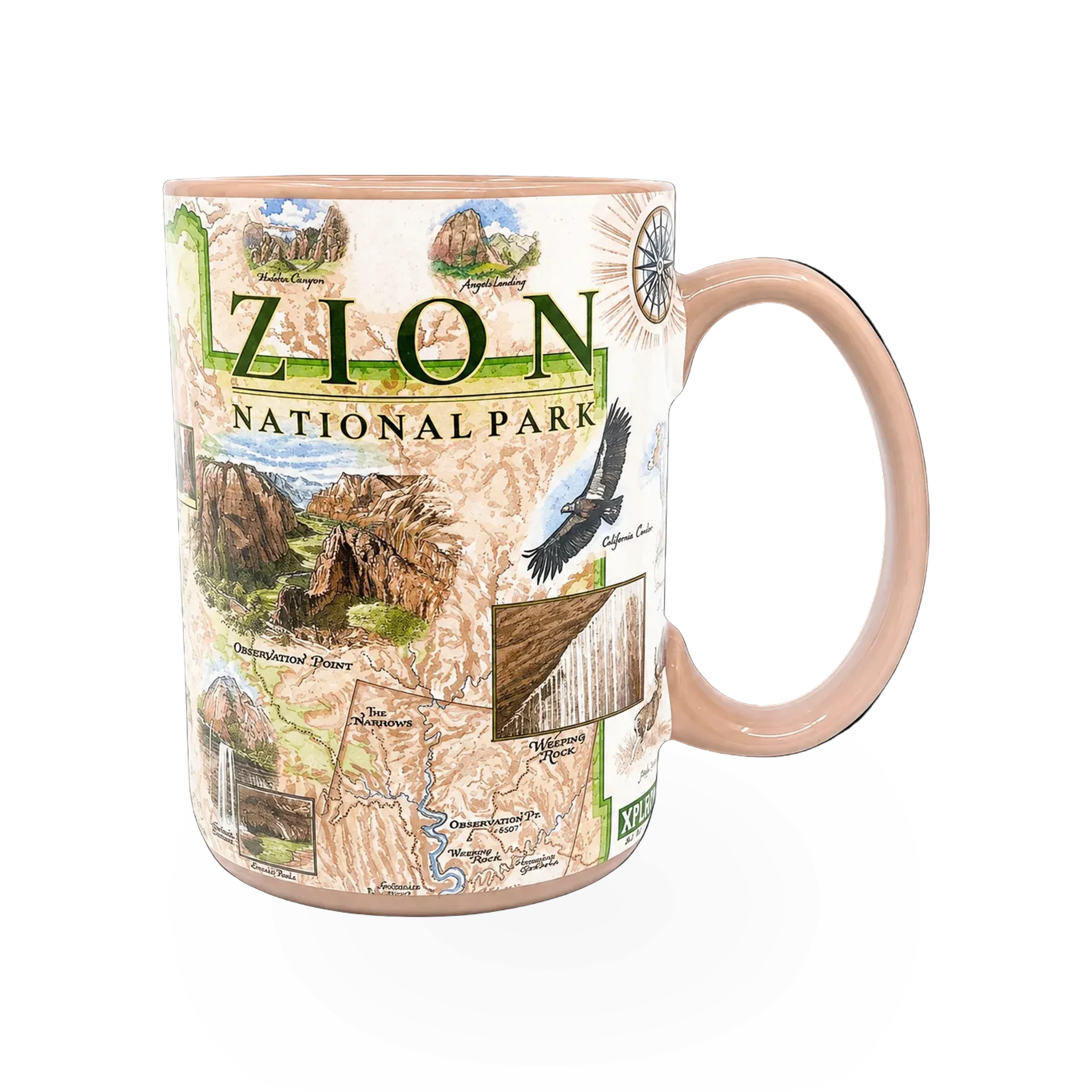 Mug - Xplorer Zion Map