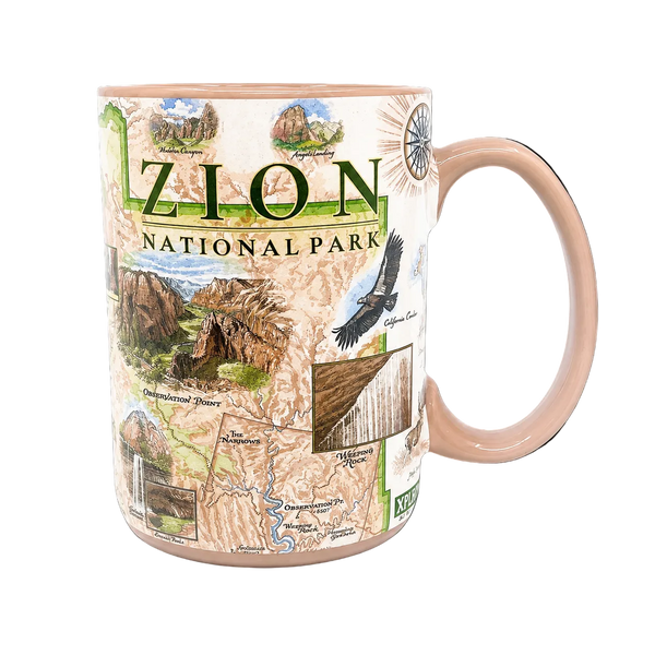 Mug - Xplorer Zion Map