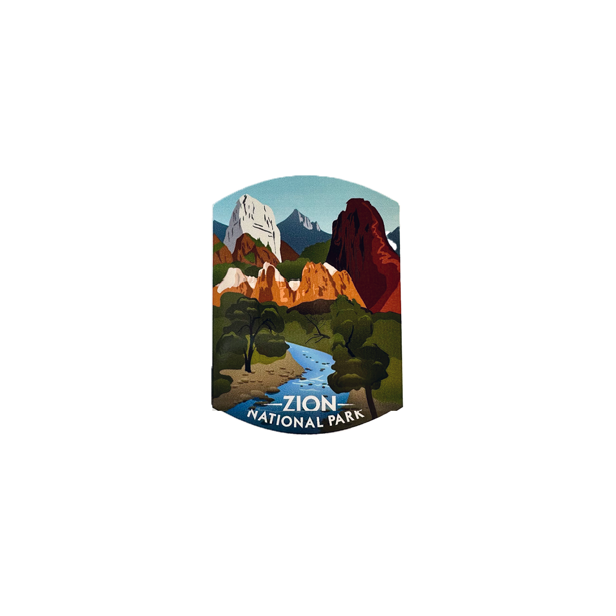 Sticker - Zion Composite - Zion Natl Park Forever Project